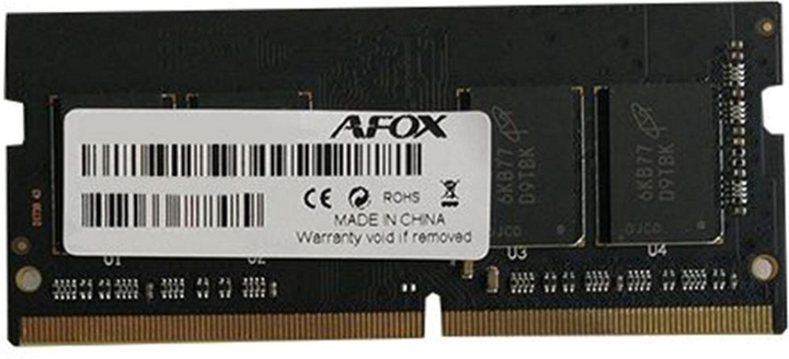 Оперативна пам'ять AFOX SODIMM DDR4-2400 8192MB PC4-19200 (AFSD48EH1P) - зображення 1