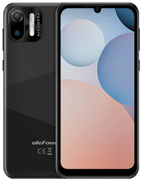 Smartfon Ulefone Note 6T 3/64GB Black (UF-N6T/BK) - obraz 1