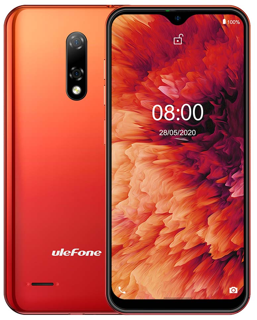 Smartfon Ulefone Note 8 2/16GB Amber Sunrise (UF-N8/OE) - obraz 1