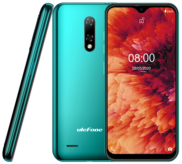 Smartfon Ulefone Note 8 2/16GB Midnight Green (UF-N8/GN) - obraz 2