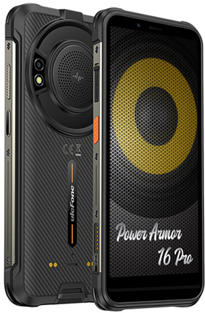 Smartfon Ulefone Power Armor 16 Pro 4/64GB Black (UF-PA16P/BK) - obraz 2