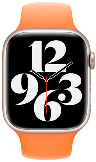 Pasek Apple Sport Band do Apple Watch 45mm Regular Orange (MR2R3) - obraz 3