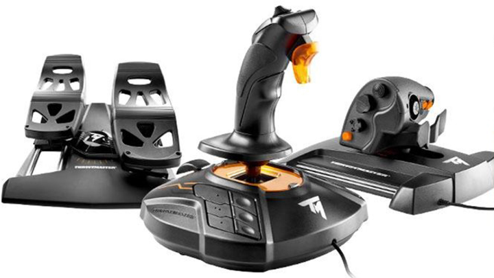 Дротовий джойстик Thrustmaster T.16000M FC Flight Pack Black/Orange (2960782) - зображення 2