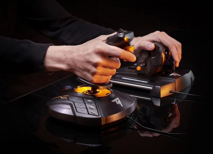 Дротовий джойстик Thrustmaster T.16000M FC Flight Pack Black/Orange (2960782) - зображення 10