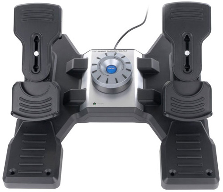 Педалі керування Logitech G Saitek Pro Flight Rudder Pedals PC Black (945-000005) - зображення 1