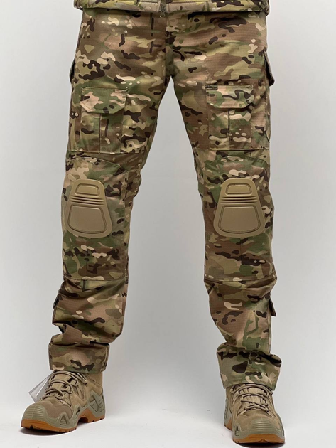Тактические военные штаны с наколенниками Multicam для военных Размер L - изображение 1