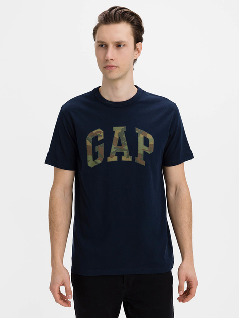 Koszulka męska GAP 500039-00 XL Granatowa (1200042822861) - obraz 1