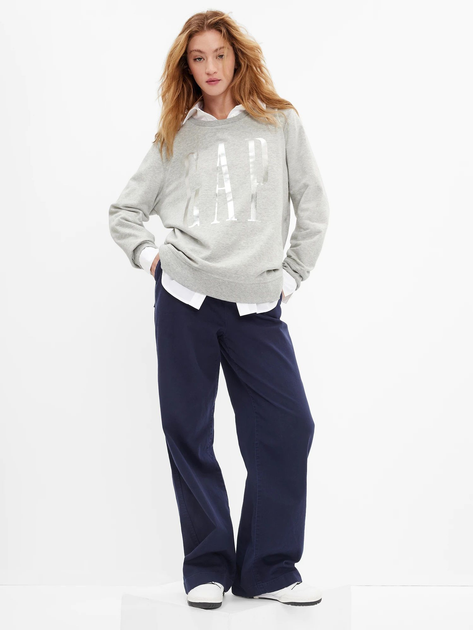 Bluza damska bez kaptura GAP 873575-12 S Szara (1200112112168) - obraz 3