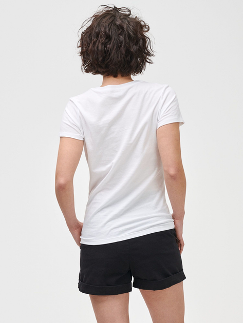 Футболка бавовняна жіноча GAP 548683-02 XL (2 шт) Рожевий/Білий (1200054054953) - зображення 5