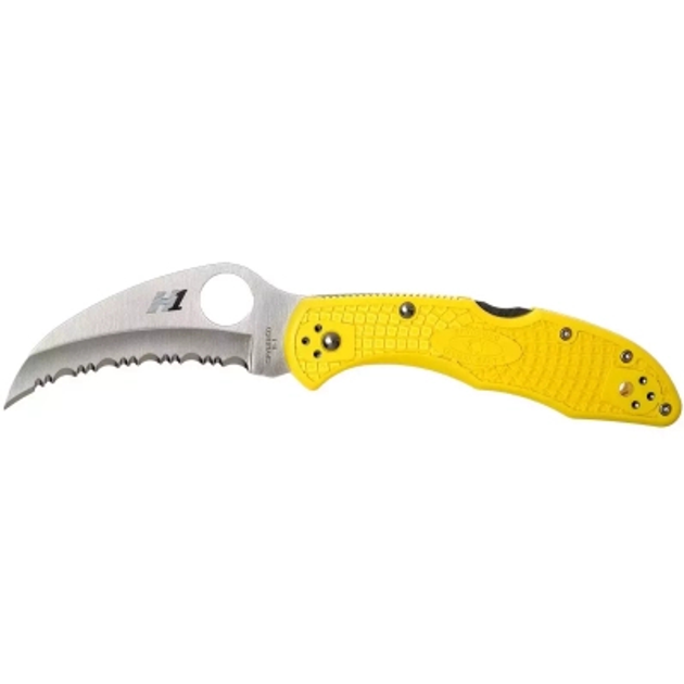 Нож Spyderco Tasman Salt 2 Serrator Yellow (C106SYL2) - изображение 1