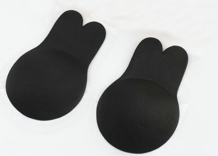 Силіконовий невидимий бюстгальтер Invisible Push Up Black Size S - зображення 4