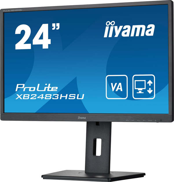 Monitor 24" iiyama ProLite XB2483HSU-B5 - obraz 4