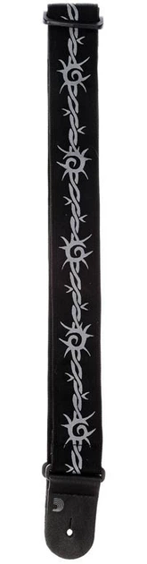 Ремень гитарный D'Addario 50F04 NYLON WOVEN GUITAR STRAP (BARBED WIRE) - Фото 2 Ремень гитарный D'Addario 50F04 NYLON WOVEN GUITAR STRAP (BARBED WIRE) - изображение 2