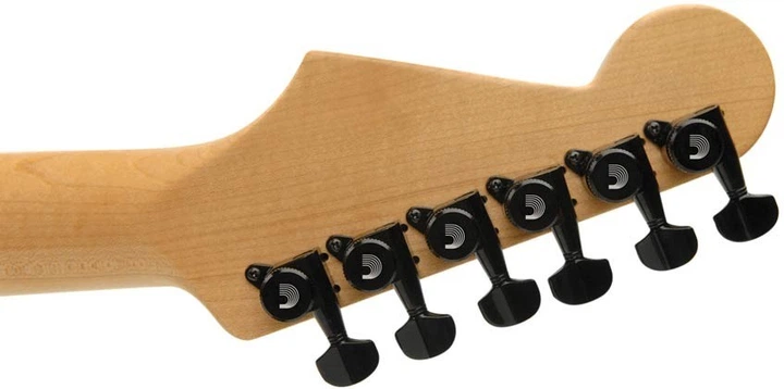Колки для электрогитары D'Addario PWAT-6R2 AUTO-TRIM TUNING MACHINES (6 in-line, Black) - изображение 5