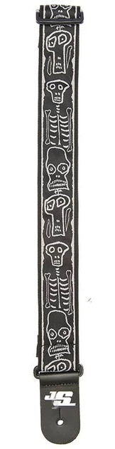 Гитарный ремень D'Addario JOE SATRANI WOVEN GUITAR STRAP (Skull N Bones) - Фото 2 Гитарный ремень D'Addario JOE SATRANI WOVEN GUITAR STRAP (Skull N Bones) - изображение 2