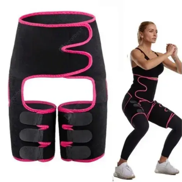 Коригуючий пояс для фігури Adjustable One Piece Waist Band пояс, що стягує для схуднення та коригування талії - зображення 1