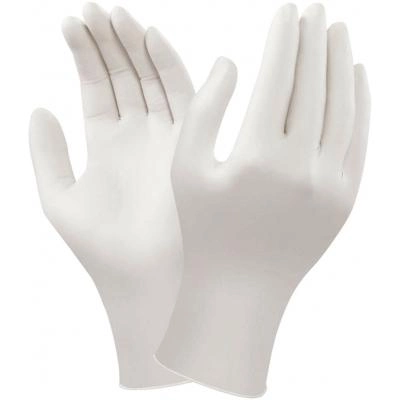 Медицинские перчатки Medicare текстурированные неприпудрени М белые (52-065) - изображение 2