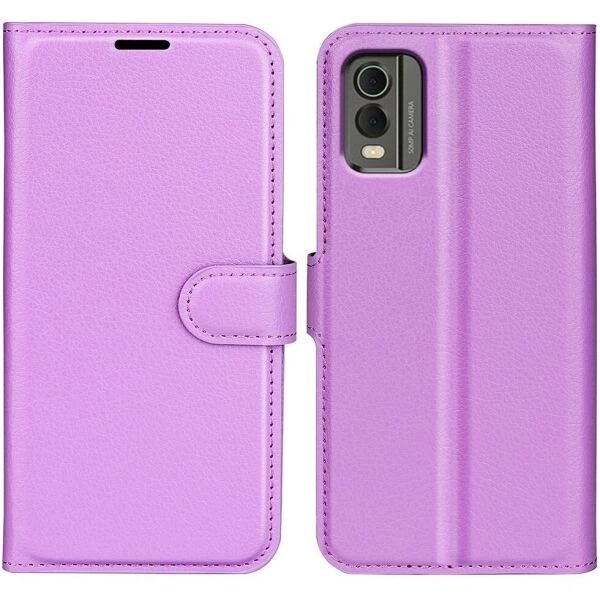 Класичний чохол-книжка Deexe Book Type для Nokia C32 - Purple - Фото 1 Класичний чохол-книжка Deexe Book Type для Nokia C32 - Purple - зображення 1