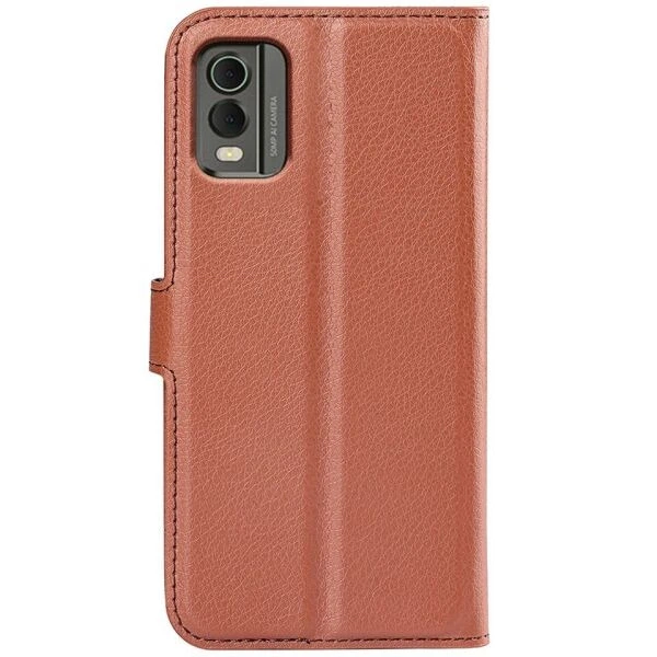 Класичний чохол-книжка Deexe Book Type для Nokia C32 - Brown - зображення 5