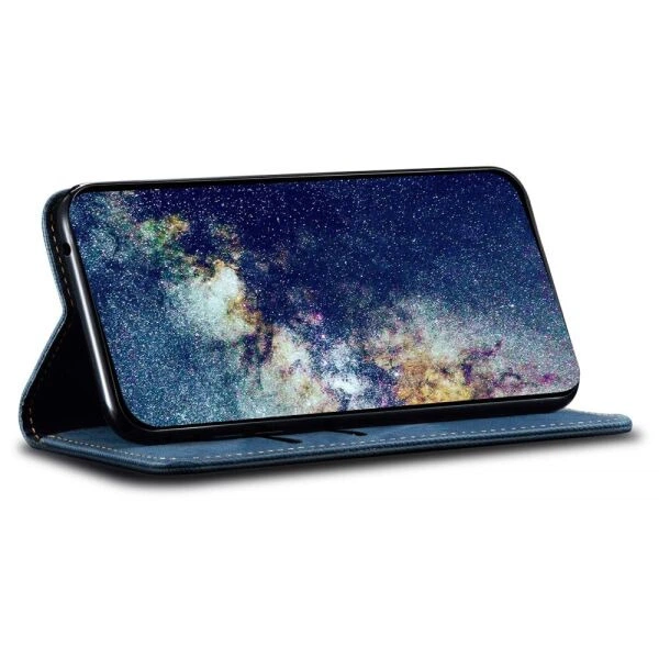 Чохол-книжка з кишеньками UniCase Jeans Wallet для Xiaomi Poco F5 Pro / Redmi K60 / Redmi K60 Pro - Blue - зображення 3