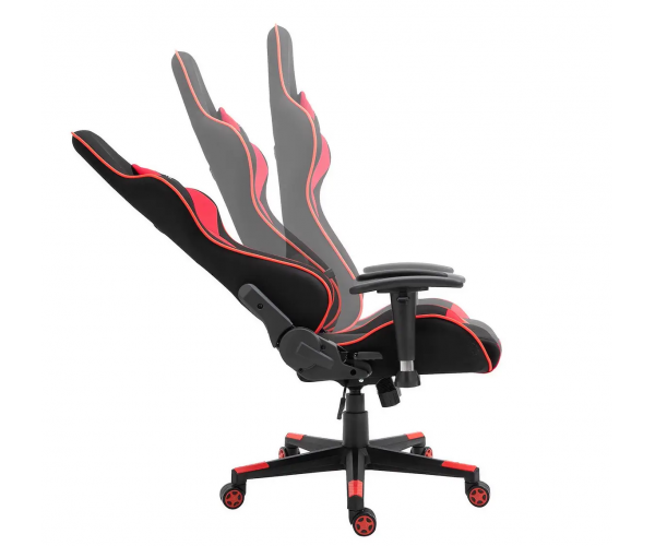 Ігрове комп'ютерне крісло для геймерів та роботи Supreme Gaming чорний та червоний - зображення 10