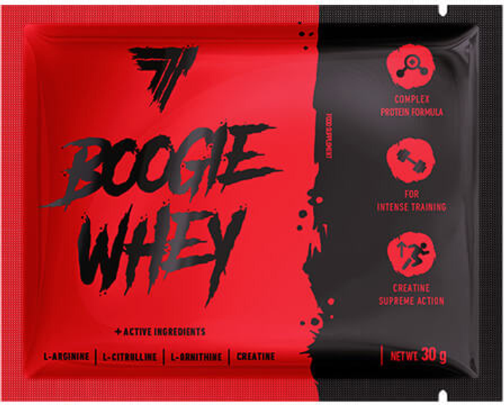 Białko Trec Nutrition Boogiewhey 30 g Double Chocolate (5902114042257) - obraz 1