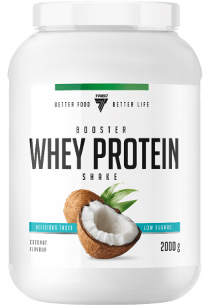 Протеїн Trec Nutrition Booster Whey Protein 2000 р Кокос (5902114017040) - зображення 1