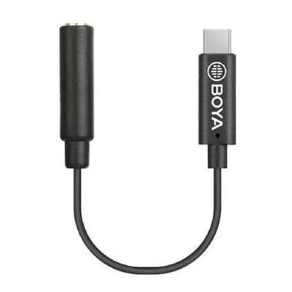 Переходник-адаптер для телефона и микрофонов Boya BY-K4, USB Type-C - 3.5mm TRS - изображение 3