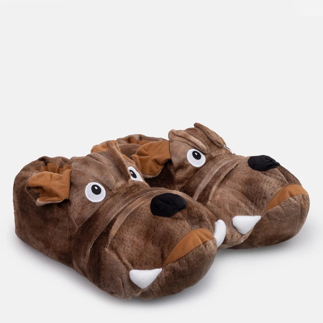 Kapcie domowe męskie ocieplane z zakrytymi palcami Beppi 2194271 42/43 28.6 cm Brązowe (7000002519312) - obraz 2