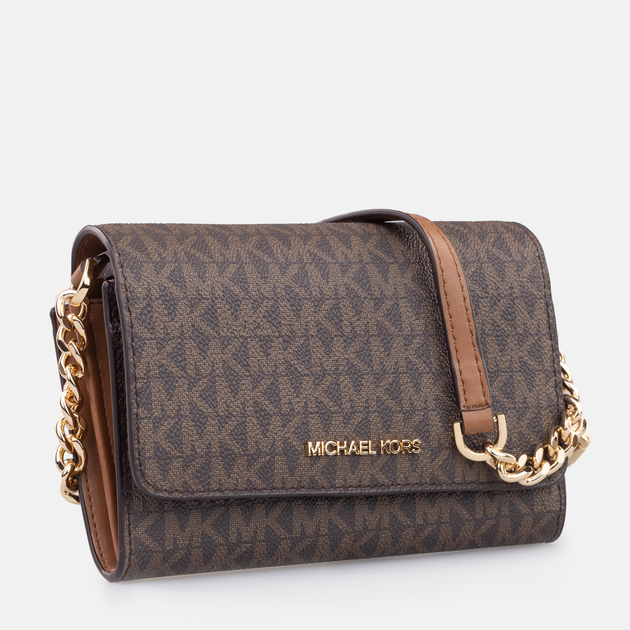 Сумка крос-боді жіноча Michael Kors 35F0GTVC8B Brown (194900028056) - зображення 3