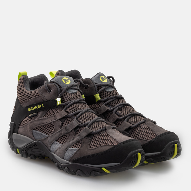 Buty sportowe trekkingowe męskie z membraną Merrell Alverston Mid GTX M J036211 43.5 (9.5US) 27.5 cm Szare (194713951930) - obraz 2