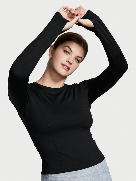 Спортивный лонгслив женский Victoria's Secret 177199337 2XL Черный ...