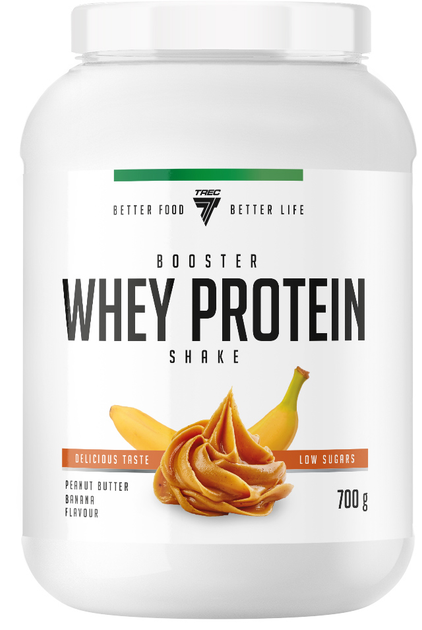 Протеїн Trec Nutrition Booster Whey Protein 700 г Банан з арахісовим маслом (5902114015848) - зображення 1