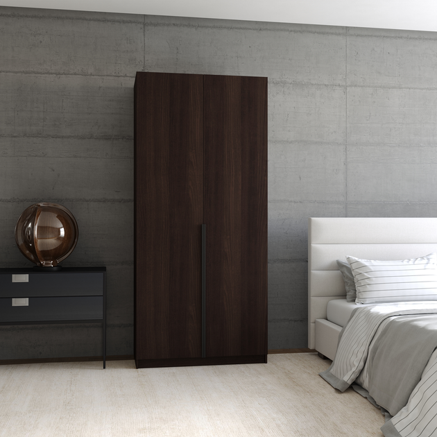 Распашный шкаф со штангой для одежды ForestWood 600х2200х500 Венге ...