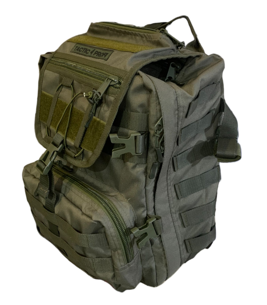 Рюкзак тактический штурмовой оксфорд PU 25 л. хаки - изображение 1