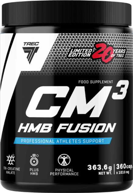 Передтренувальний комплекс Trec Nutrition CM3 HMB Fusion 360 капсул (5902114042288) - зображення 1