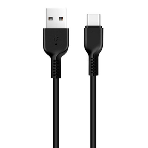 Кабель HOCO Type-C X20 cool data cable 2m black - Фото 1 Кабель HOCO Type-C X20 cool data cable 2m black - зображення 1