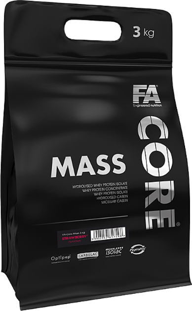 Gainer FA Nutrition Core Mass 3 kg Biała czekolada-kokos (5902448221786) - obraz 1