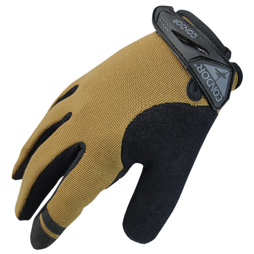Тактичні сенсорні рукавички тачскрін Condor Shooter Glove 228 X-Large, Тан (Tan) - зображення 1