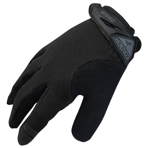 Тактические сенсорные перчатки тачскрин Condor Shooter Glove 228 Medium, Чорний - изображение 1