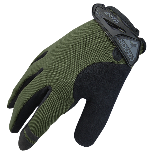 Тактичні сенсорні рукавички тачскрин Condor Shooter Glove 228 Large, Sage (Зелений) - зображення 1