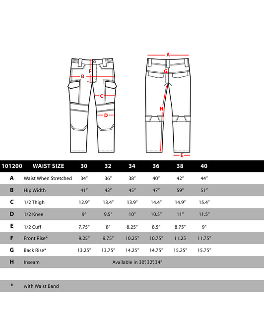 Військові тактичні штани PALADIN TACTICAL PANTS 101200 36/34, Чорний - зображення 2