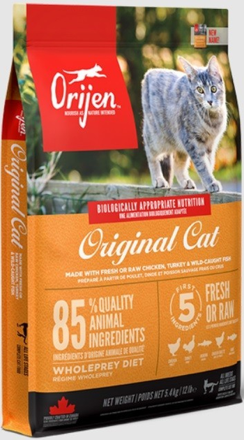 Сухой корм Orijen Original Cat для кошек и котят всех пород 5.4 кг ...