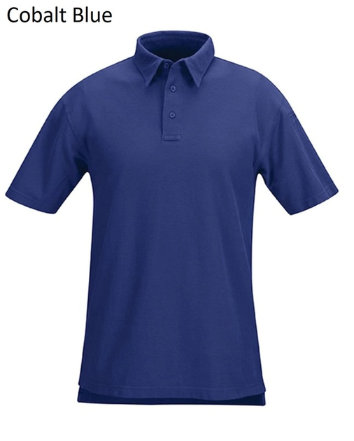 Бавовняне тактичне поло Propper 100% Cotton Short Sleeve Lightweight Polos F5323 Large, Cobalt Blue - зображення 1