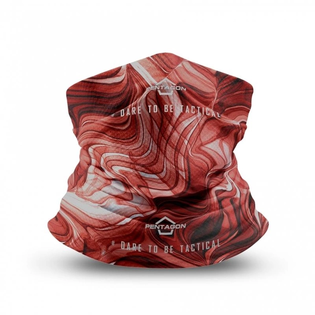 Многофункциональный шарф баф Pentagon Skiron Neck Gaiter Liquid K14013-LI Червоний - изображение 1