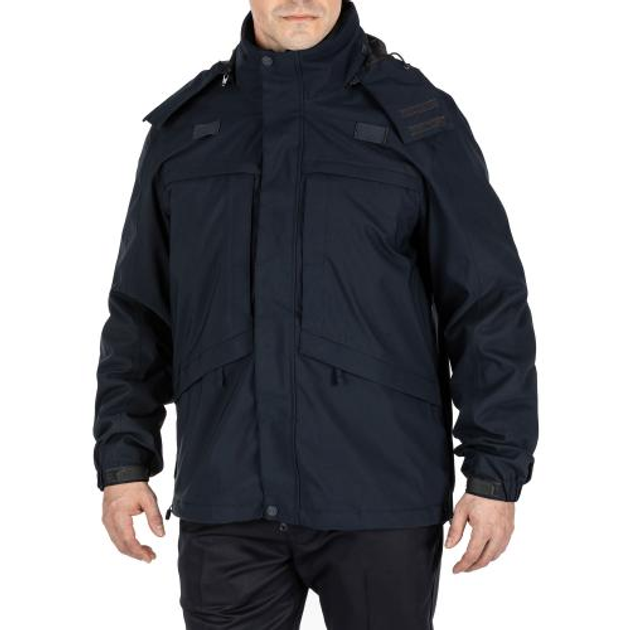 Куртка демісезонна Tactical 3-in-1 Parka 2.0 Tall 5.11 Tactical Dark Navy 2XL (Темно-синій) Тактична - зображення 1