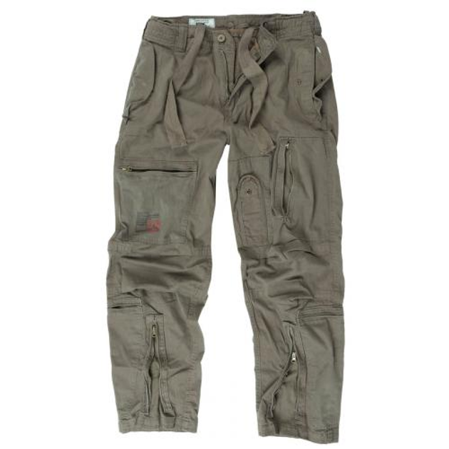 Штани SURPLUS INFANTRY CARGO Surplus Raw Vintage Olive, XS (Олива) Тактичні - зображення 1