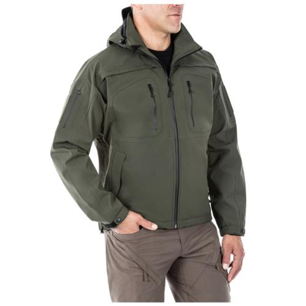 Куртка для штормової погоди Tactical Sabre 2.0 Jacket 5.11 Tactical Moss 4XL (Мох) - зображення 2