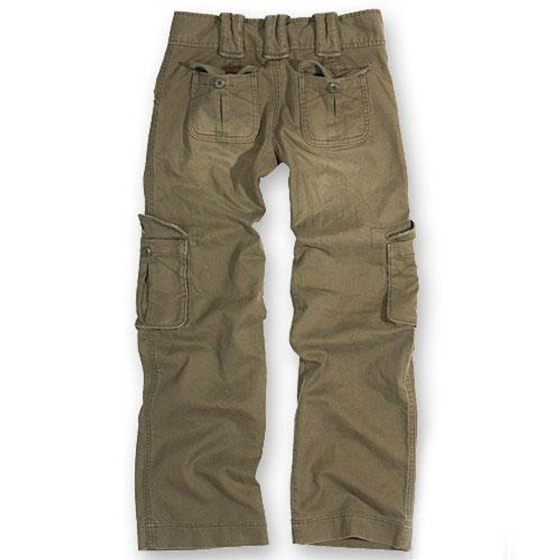 Штаны женские SURPLUS LADIES TROUSERS Surplus Raw Vintage Washed olive, 42 (Оливка) Тактические - изображение 2