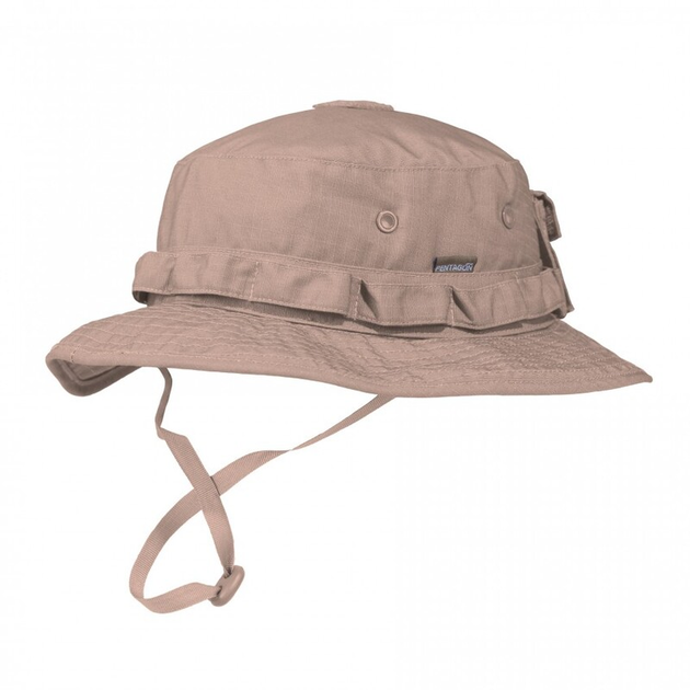 Військова панама Pentagon JUNGLE HAT K13014 56, Хакі (Khaki) - зображення 1